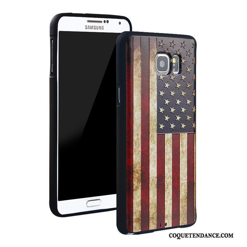 Samsung Galaxy Note 5 Coque Incassable Fluide Doux Silicone Multicolore De Téléphone