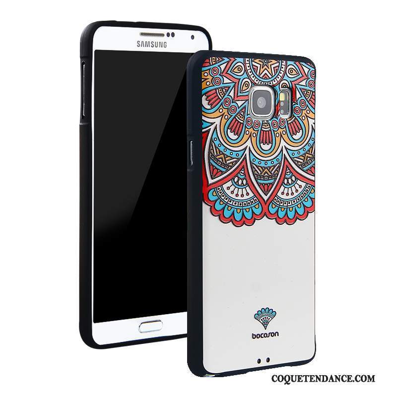 Samsung Galaxy Note 5 Coque Incassable Fluide Doux Silicone Multicolore De Téléphone