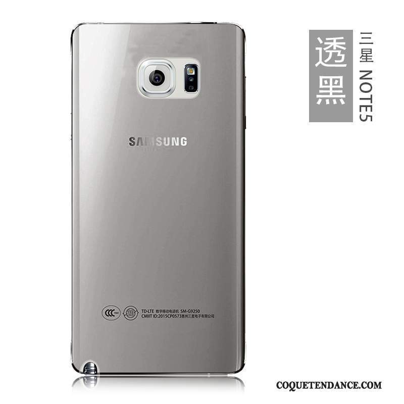 Samsung Galaxy Note 5 Coque Multicolore Étui Transparent Silicone Fluide Doux