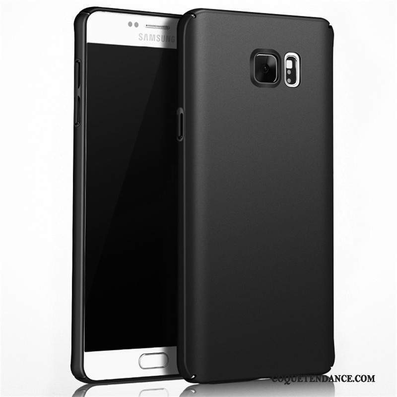 Samsung Galaxy Note 5 Coque Or Délavé En Daim Étui Protection Difficile