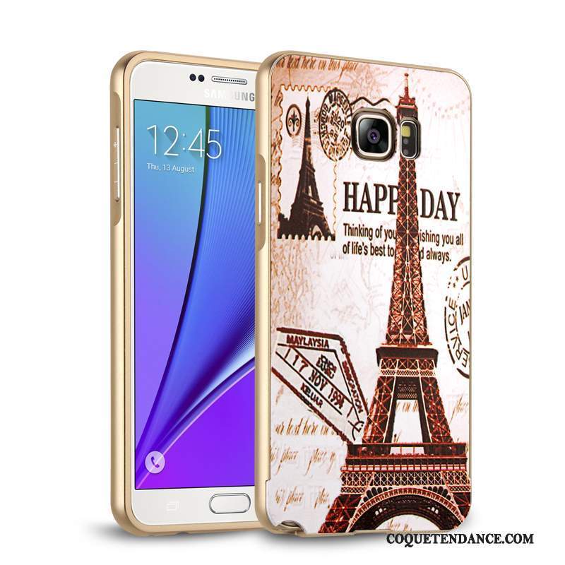 Samsung Galaxy Note 5 Coque Or Protection Incassable Métal