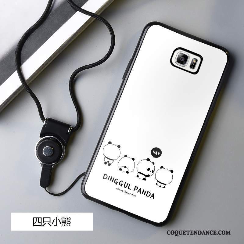 Samsung Galaxy Note 5 Coque Ornements Suspendus Fluide Doux Étui Nouveau Blanc