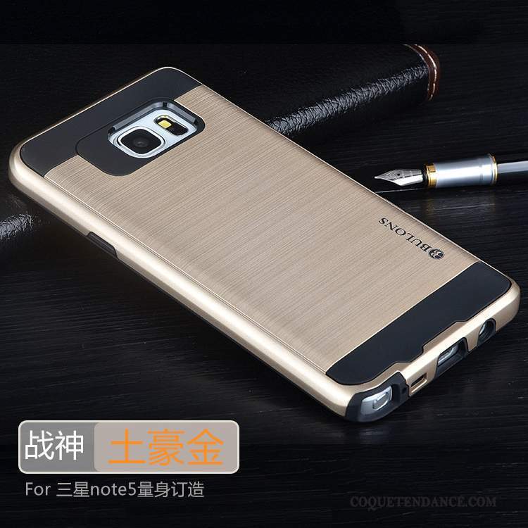 Samsung Galaxy Note 5 Coque Protection Fluide Doux Incassable Gris Tendance