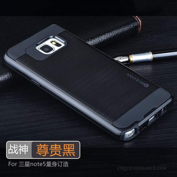 Samsung Galaxy Note 5 Coque Protection Fluide Doux Incassable Gris Tendance