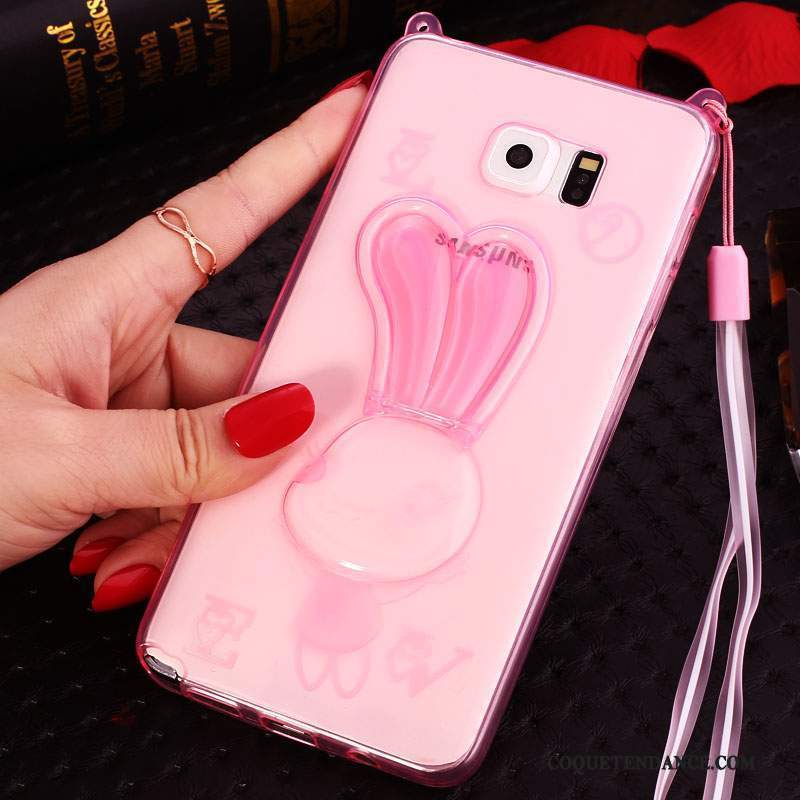 Samsung Galaxy Note 5 Coque Protection Silicone Rose De Téléphone Strass