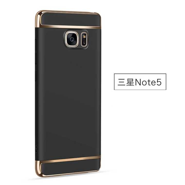 Samsung Galaxy Note 5 Coque Protection Étui De Téléphone Noir Ornements Suspendus