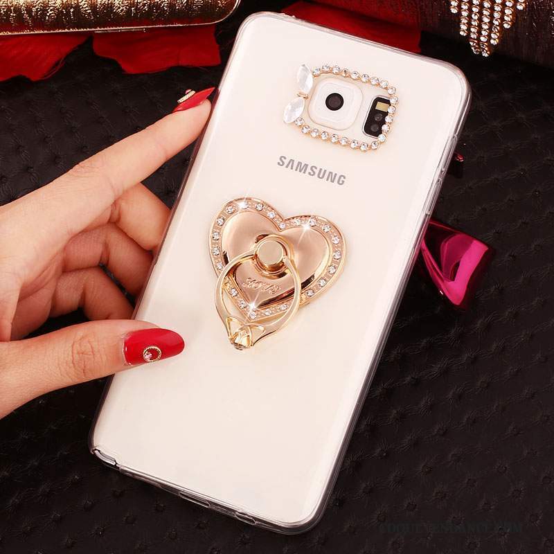 Samsung Galaxy Note 5 Coque Silicone Protection Strass Étui