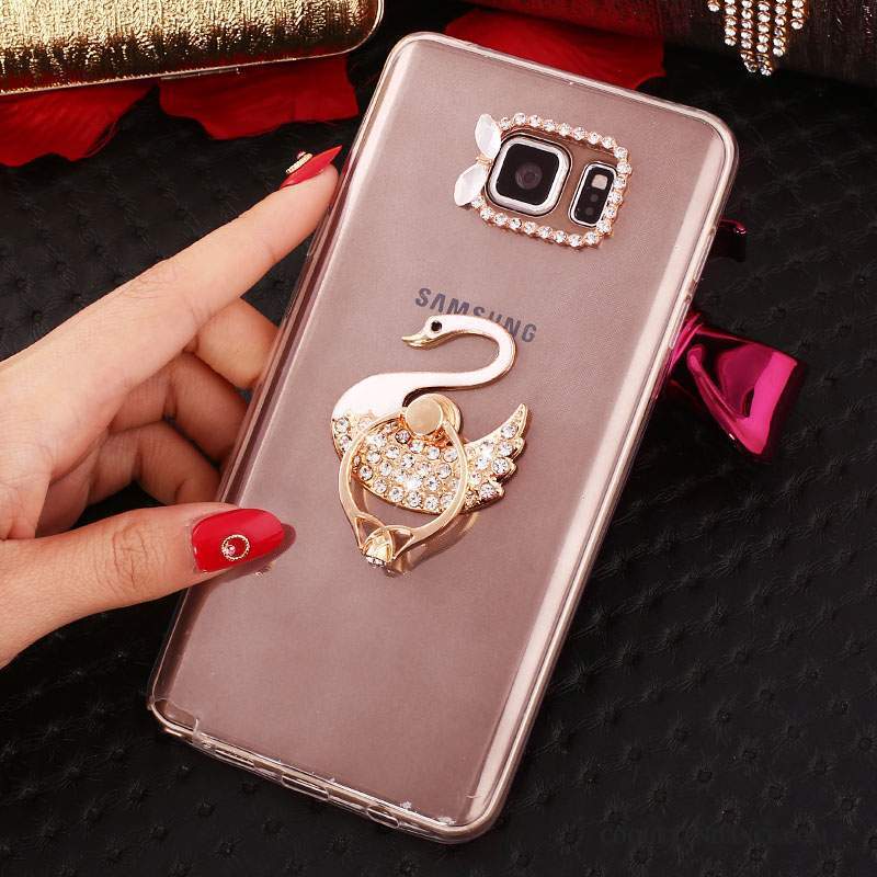 Samsung Galaxy Note 5 Coque Silicone Protection Strass Étui