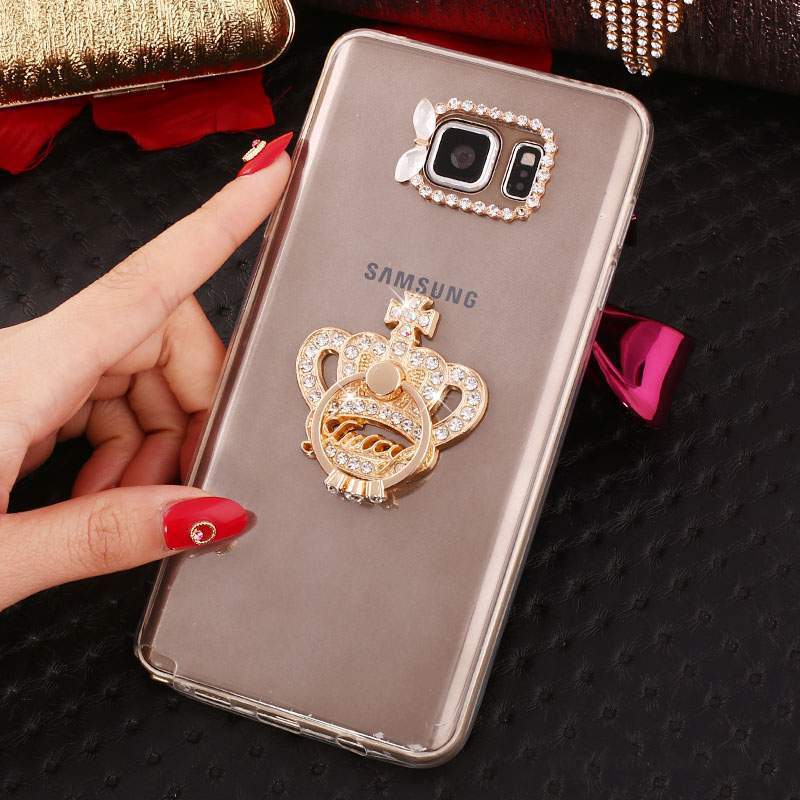 Samsung Galaxy Note 5 Coque Silicone Protection Strass Étui