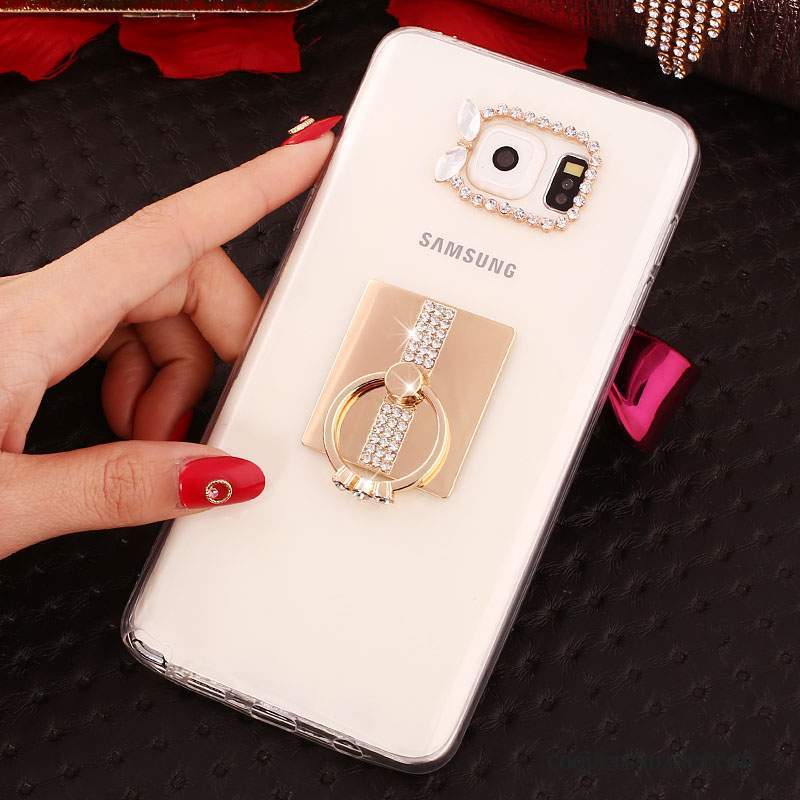 Samsung Galaxy Note 5 Coque Silicone Protection Strass Étui