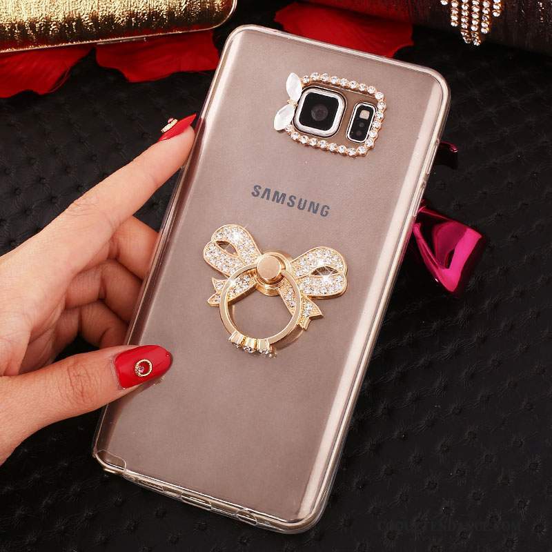 Samsung Galaxy Note 5 Coque Silicone Protection Strass Étui