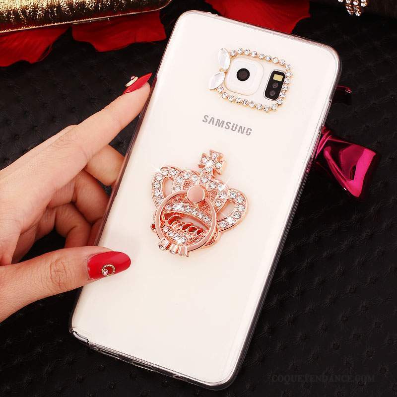 Samsung Galaxy Note 5 Coque Silicone Protection Strass Étui