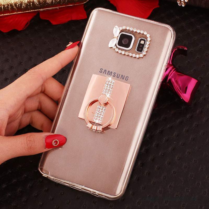 Samsung Galaxy Note 5 Coque Silicone Protection Strass Étui