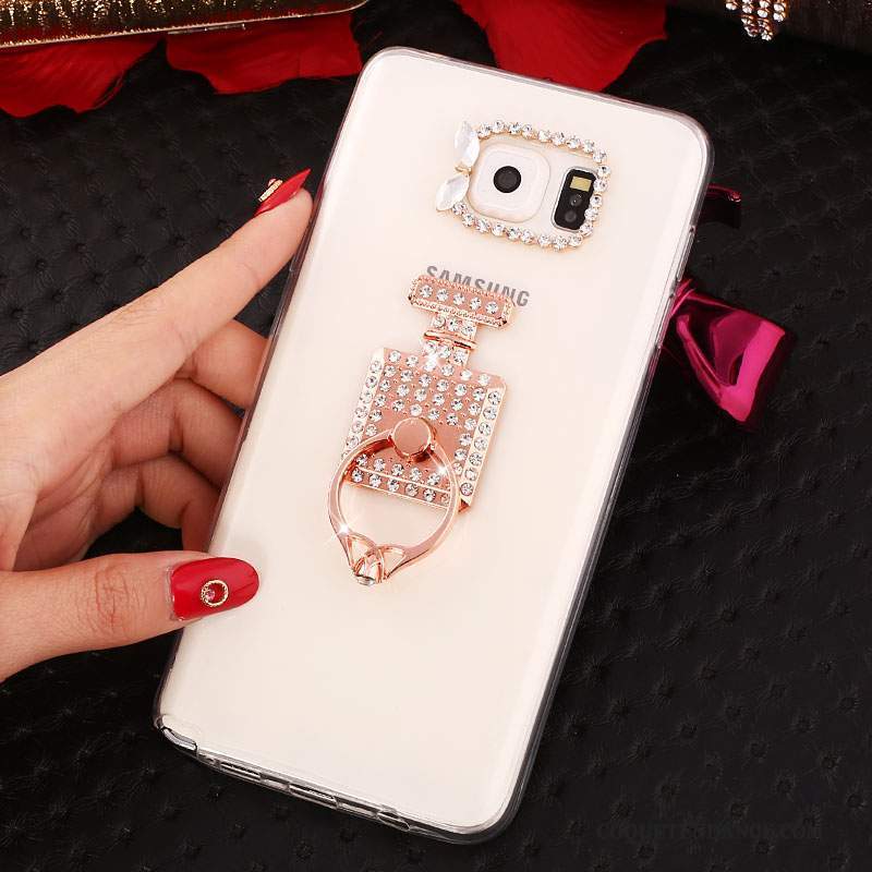 Samsung Galaxy Note 5 Coque Silicone Protection Strass Étui