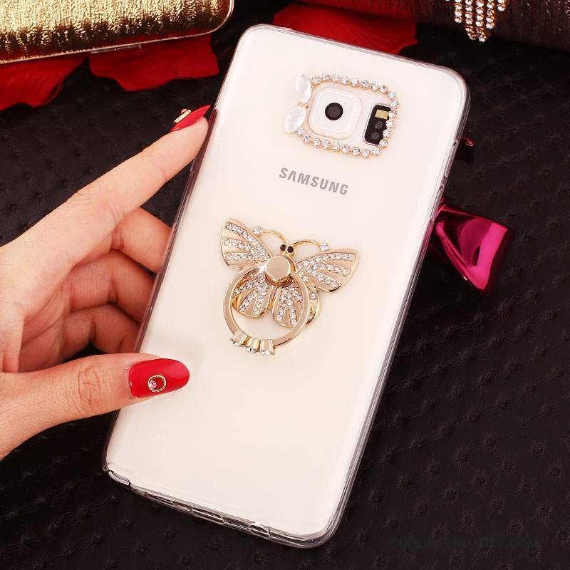 Samsung Galaxy Note 5 Coque Silicone Protection Strass Étui