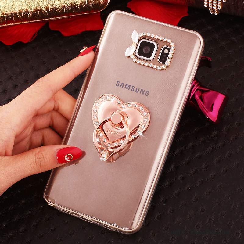 Samsung Galaxy Note 5 Coque Silicone Protection Strass Étui