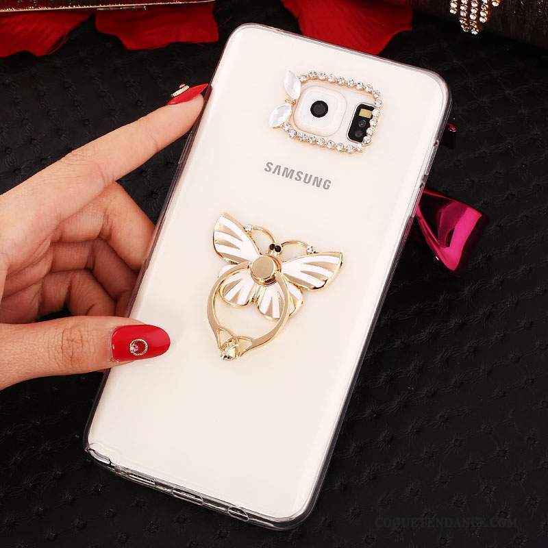 Samsung Galaxy Note 5 Coque Silicone Protection Strass Étui