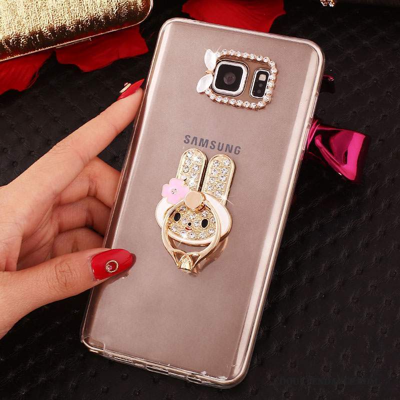 Samsung Galaxy Note 5 Coque Silicone Protection Strass Étui