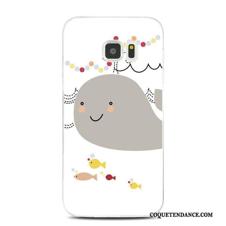 Samsung Galaxy Note 5 Coque Support Silicone Chat Gris