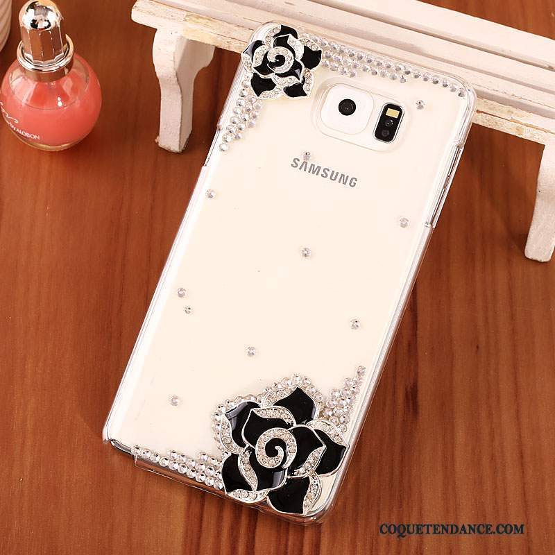 Samsung Galaxy Note 5 Coque Transparent De Téléphone Strass Difficile Or
