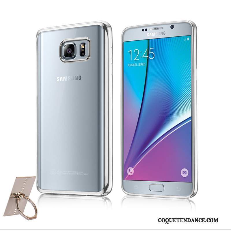 Samsung Galaxy Note 5 Coque Transparent Silicone Fluide Doux Nouveau Placage