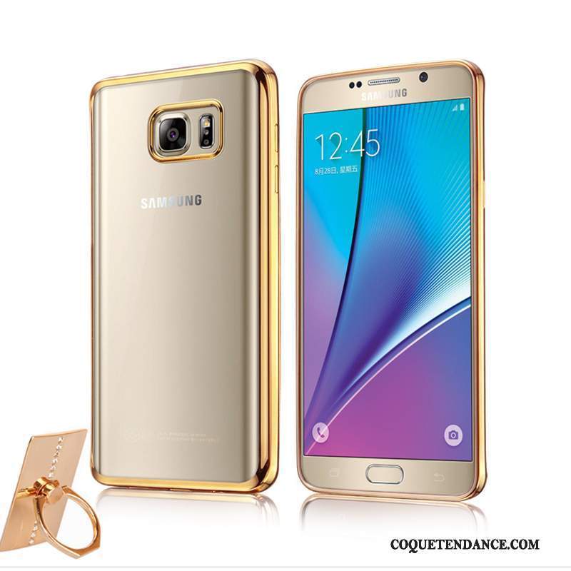 Samsung Galaxy Note 5 Coque Transparent Silicone Fluide Doux Nouveau Placage