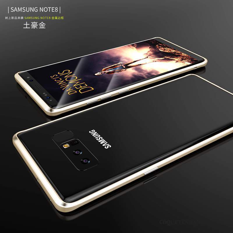 Samsung Galaxy Note 8 Coque Border Ornements Suspendus Créatif De Téléphone Tendance