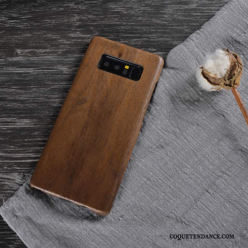 Samsung Galaxy Note 8 Coque Couvercle Arrière Étui Bois Coque De Téléphone
