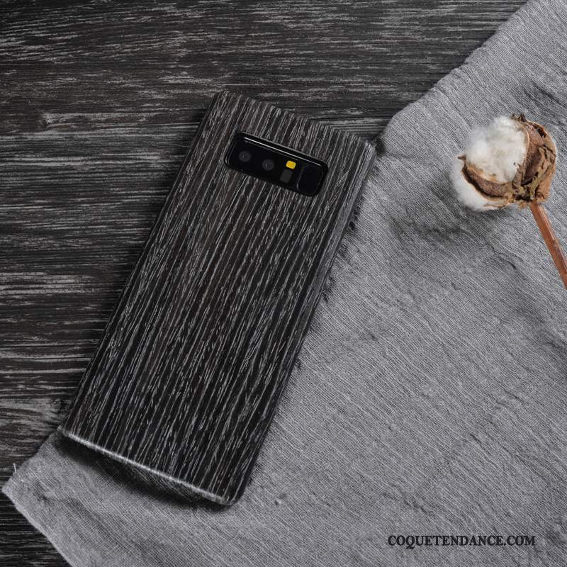 Samsung Galaxy Note 8 Coque Couvercle Arrière Étui Bois Coque De Téléphone