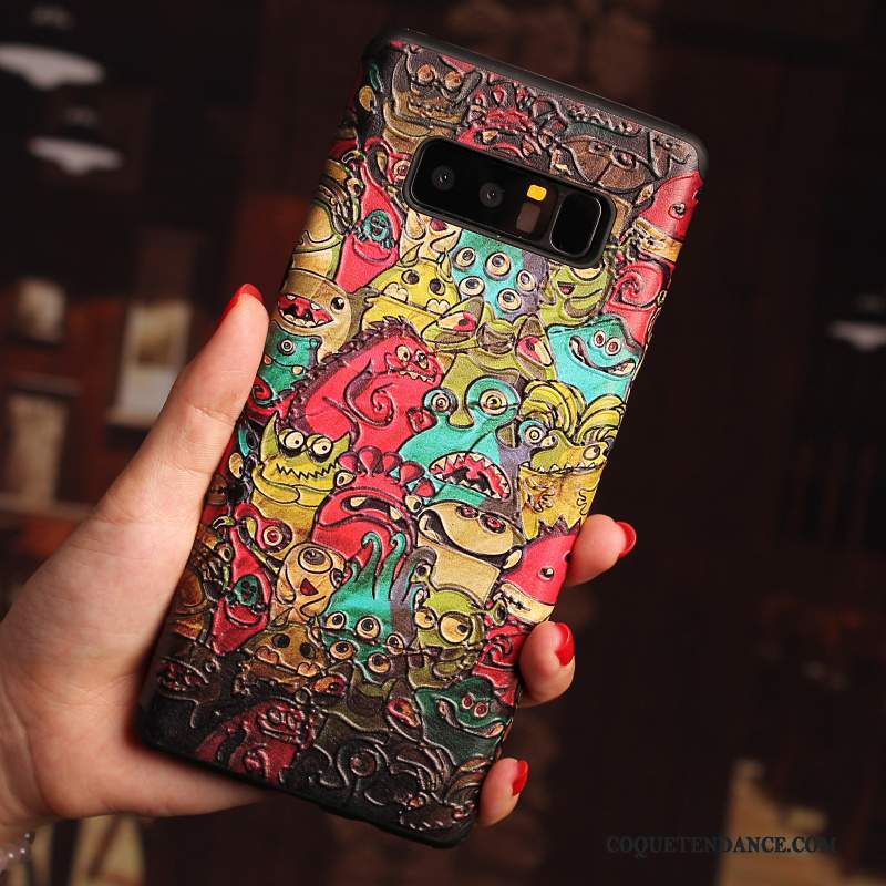 Samsung Galaxy Note 8 Coque Créatif Multicolore Incassable Personnalité Protection
