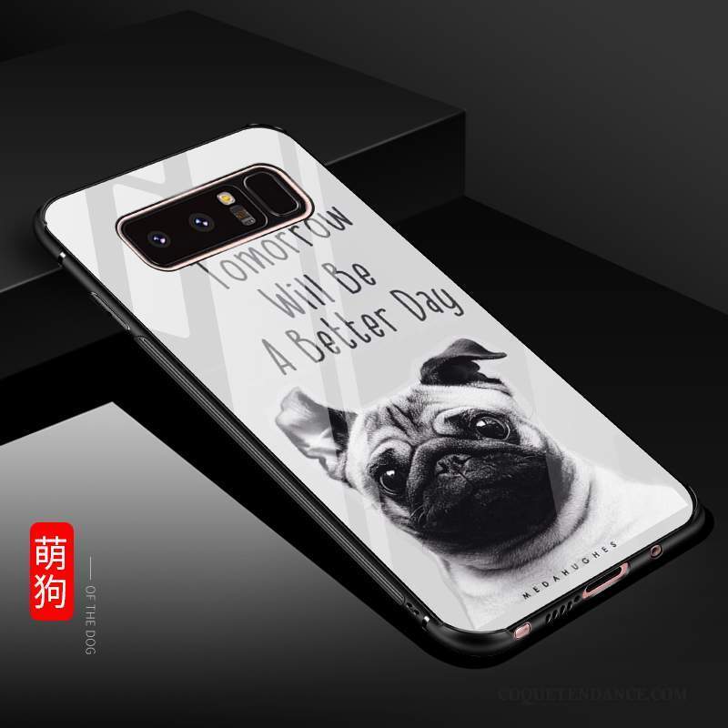 Samsung Galaxy Note 8 Coque Difficile Étui Protection Verre Trempé