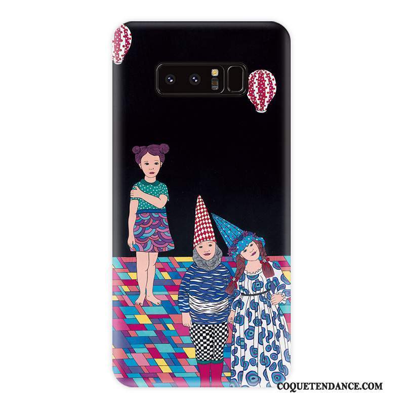 Samsung Galaxy Note 8 Coque Fluide Doux Personnalité Protection Vent Rayé