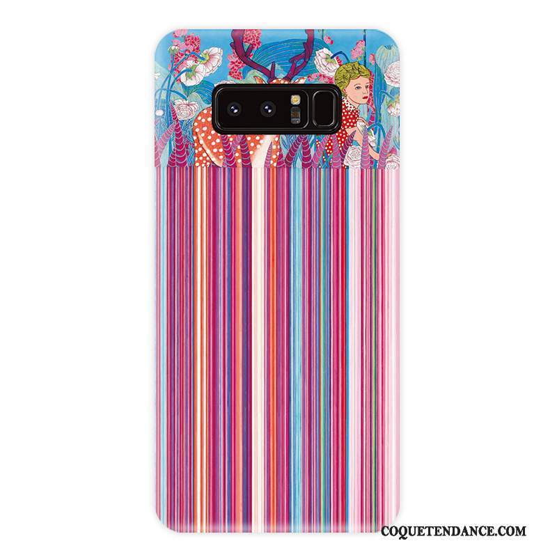 Samsung Galaxy Note 8 Coque Fluide Doux Personnalité Protection Vent Rayé