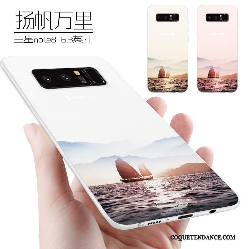 Samsung Galaxy Note 8 Coque Incassable Créatif Fluide Doux De Téléphone Marque De Tendance