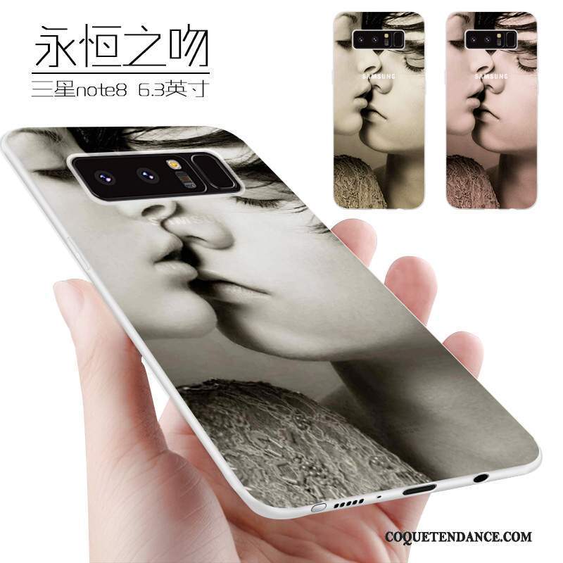 Samsung Galaxy Note 8 Coque Incassable Créatif Fluide Doux De Téléphone Marque De Tendance