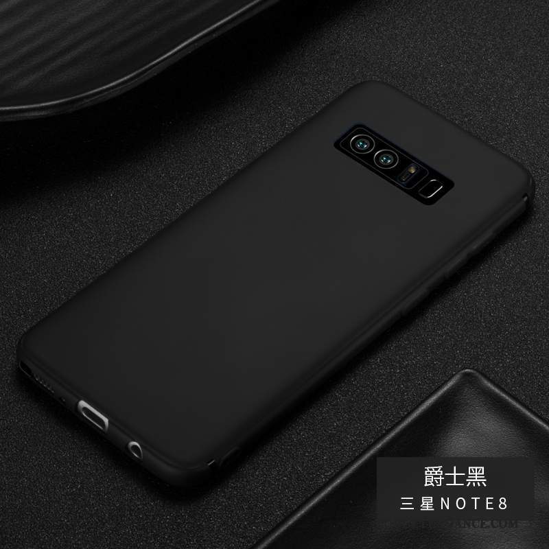 Samsung Galaxy Note 8 Coque Noir Fluide Doux Tout Compris Très Mince Silicone
