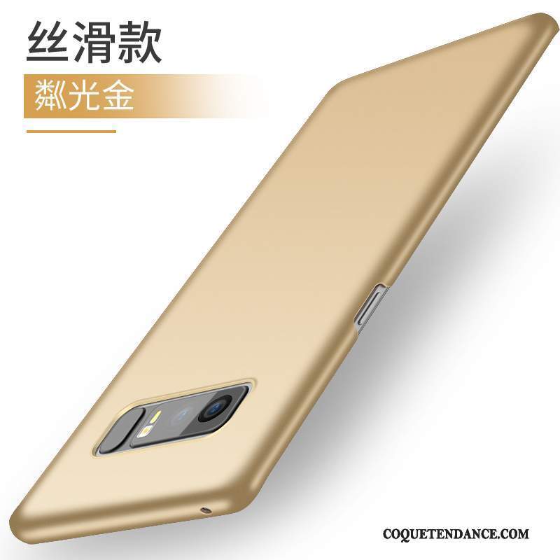 Samsung Galaxy Note 8 Coque Protection De Téléphone Incassable Délavé En Daim Mince