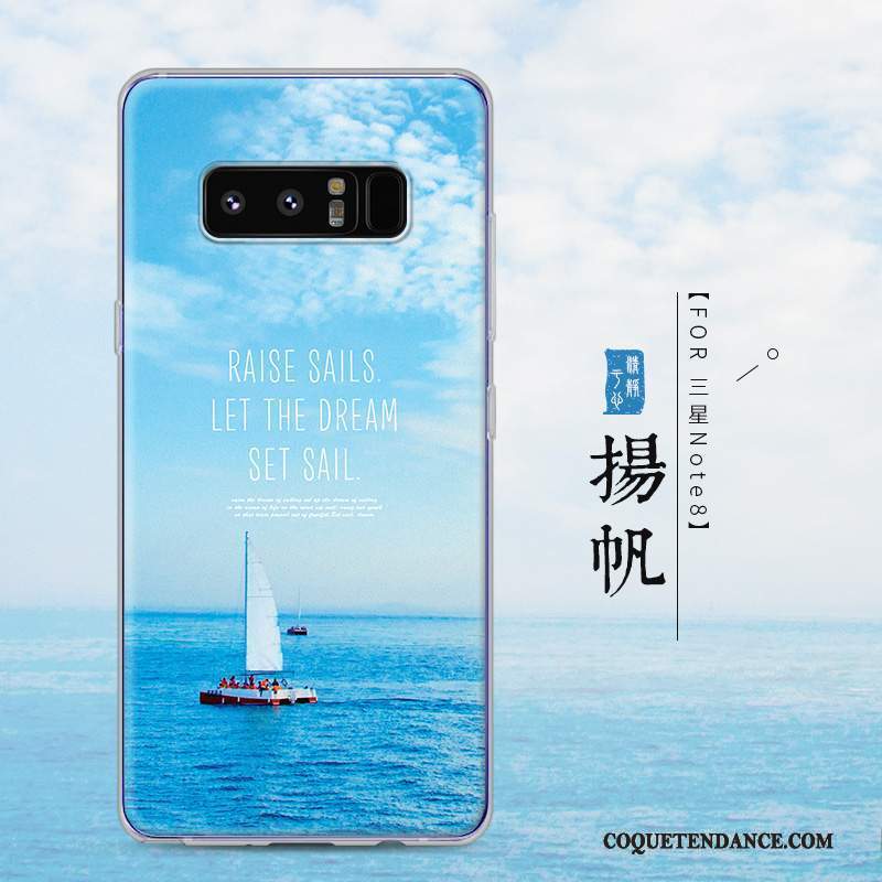 Samsung Galaxy Note 8 Coque Protection Incassable Transparent Créatif Étui