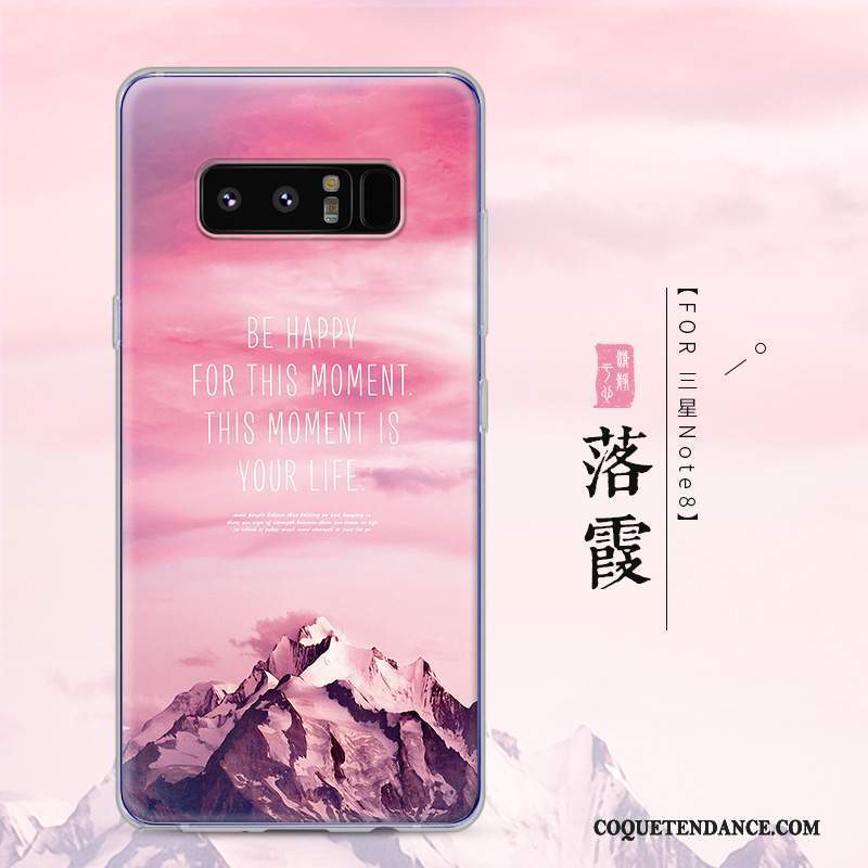 Samsung Galaxy Note 8 Coque Protection Incassable Transparent Créatif Étui