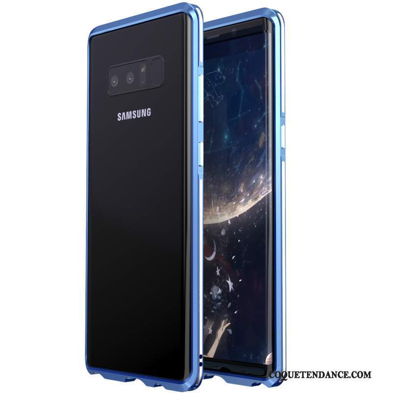 Samsung Galaxy Note 8 Coque Soie Métal Protection Border