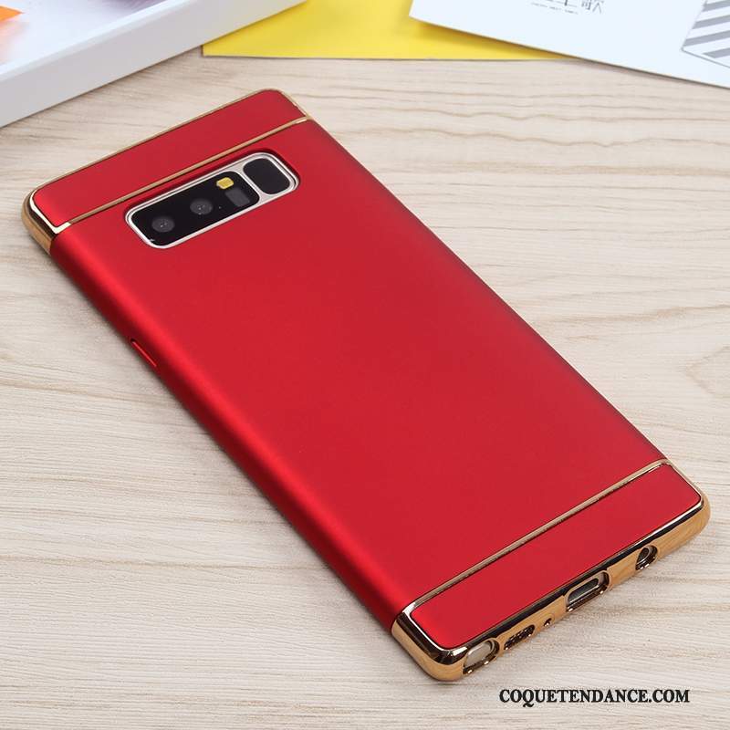 Samsung Galaxy Note 8 Coque Tout Compris De Téléphone Difficile Argent Étui