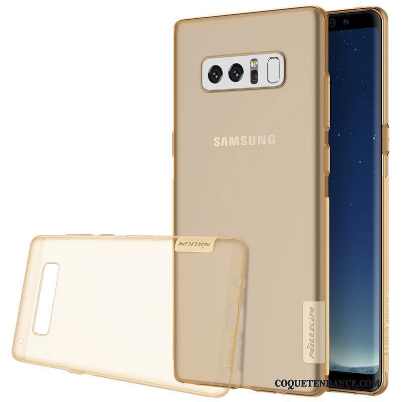 Samsung Galaxy Note 8 Coque Étui Transparent Fluide Doux Silicone De Téléphone
