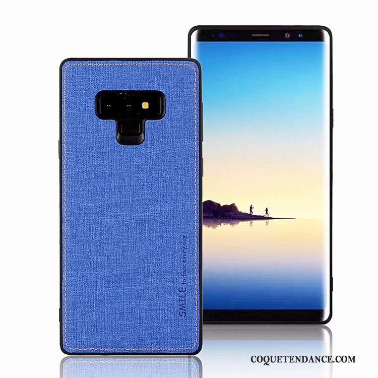 Samsung Galaxy Note 9 Coque Incassable Étui Protection Modèle Fleurie Gris