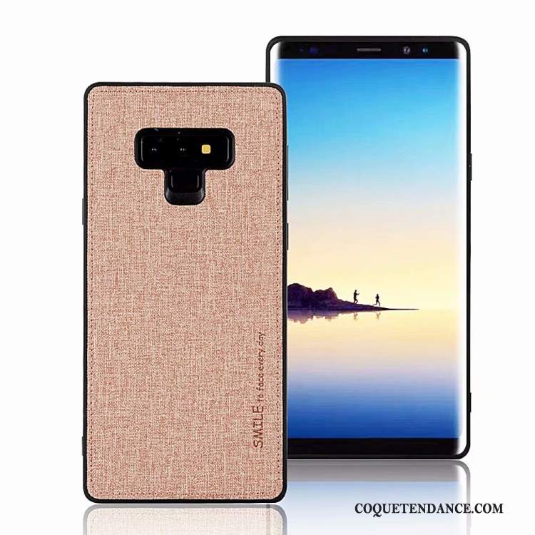 Samsung Galaxy Note 9 Coque Incassable Étui Protection Modèle Fleurie Gris