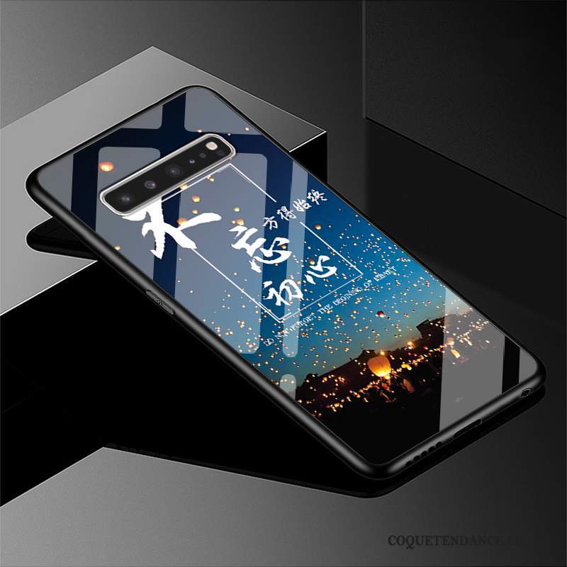 Samsung Galaxy S10 5g Coque Blanc Protection Verre Étui Difficile