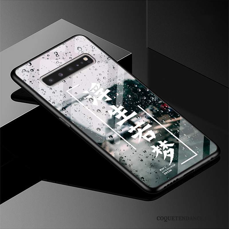 Samsung Galaxy S10 5g Coque Blanc Protection Verre Étui Difficile