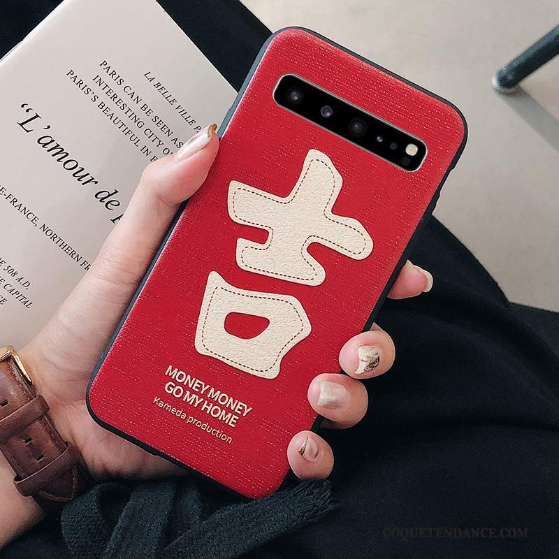 Samsung Galaxy S10 5g Coque Coque De Téléphone Nouveau Rouge Amoureux