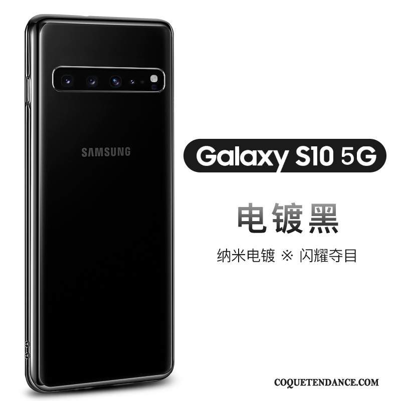 Samsung Galaxy S10 5g Coque Personnalité Placage Silicone Protection Incassable