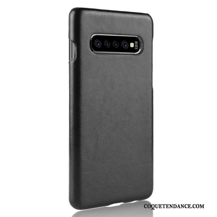 Samsung Galaxy S10 5g Coque Qualité Protection Difficile Cuir Étui