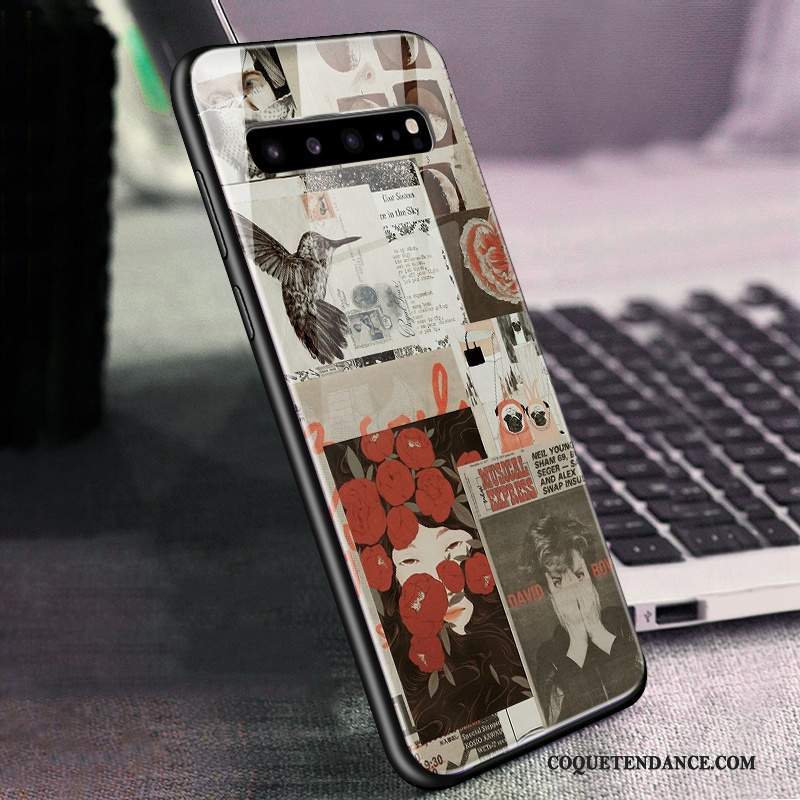 Samsung Galaxy S10 5g Coque Tout Compris De Téléphone Vert Verre